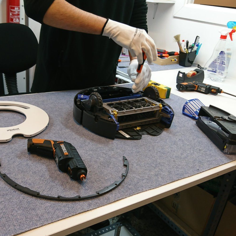 Reparar robots de Irobot, Braava y Roomba